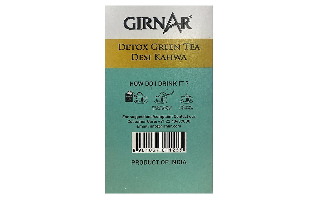 Girnar Dextox Green Tea Desi Kahwa   Box  540 grams
